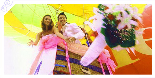 Свадебная церемония на воздушном шаре, Турция