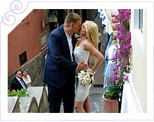 Свадьба в Италии, в Позитано - Италия