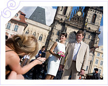 Свадьба в Праге, в Ратуше